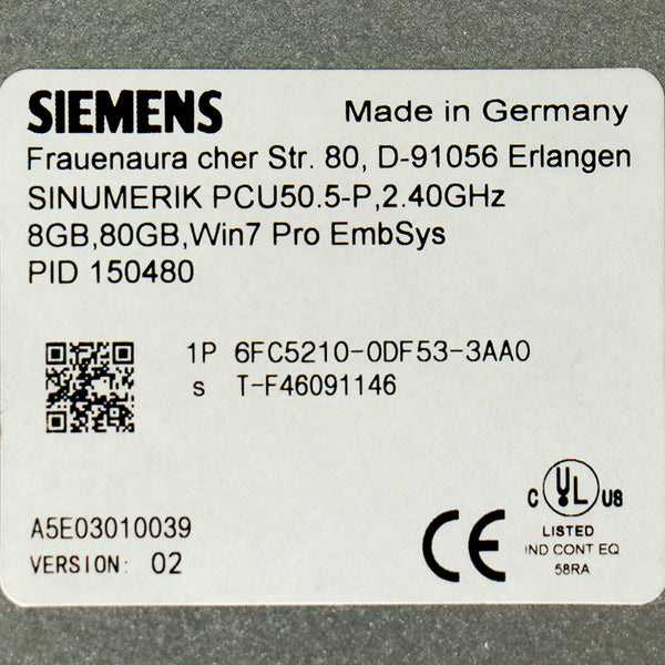 Siemens 6FC5210-0DF53-3AA0