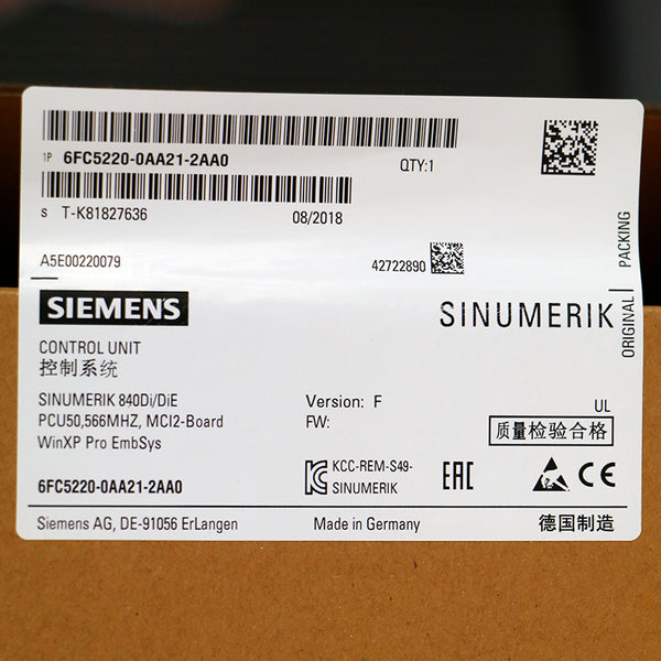 Siemens 6FC5220-0AA21-2AA0