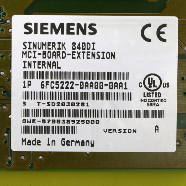 Siemens 6FC5222-0AA00-0AA1
