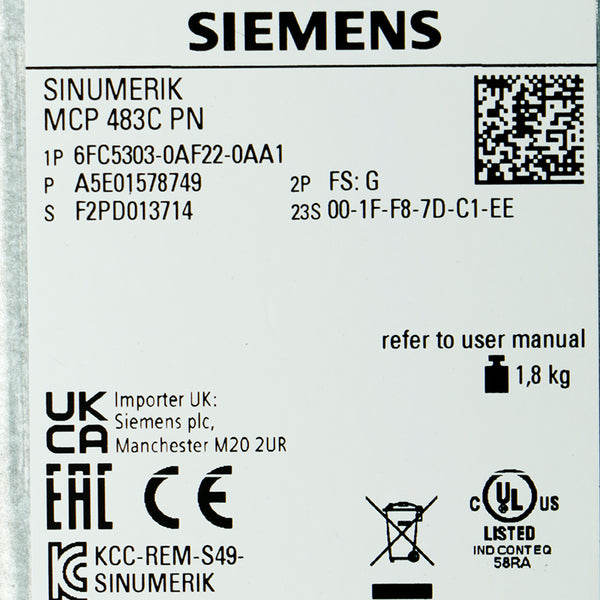 Siemens 6FC5303-0AF22-0AA1