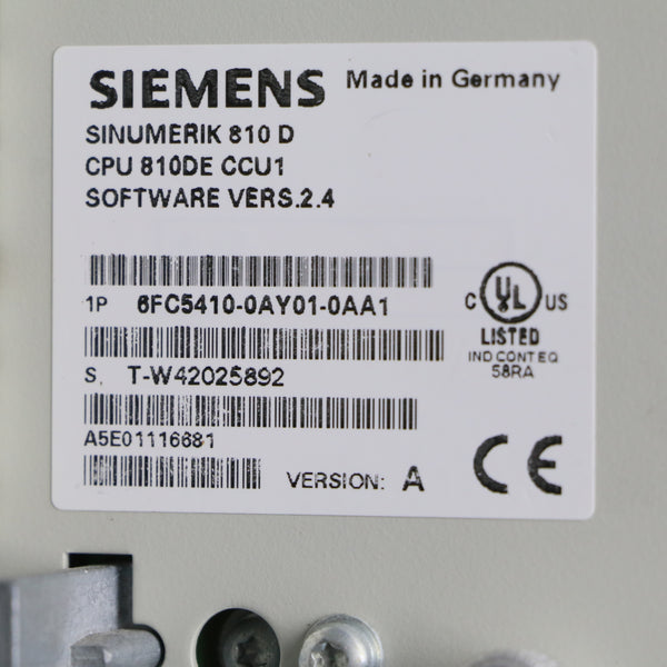 Siemens 6FC5410-0AY01-0AA1
