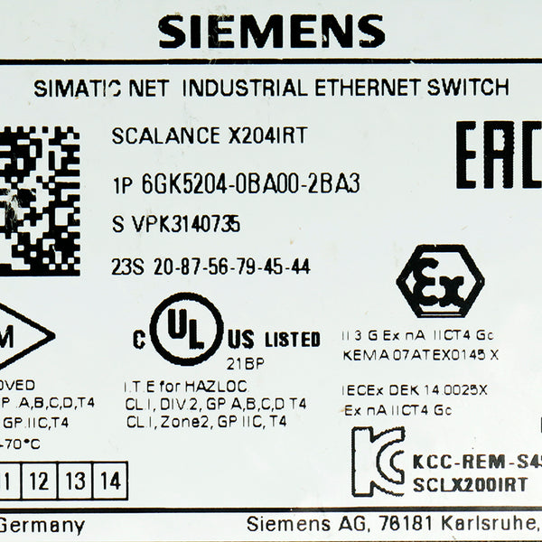 Siemens 6GK5204-0BA00-2BA3