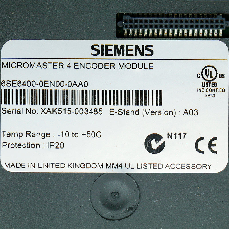 Siemens 6SE6400-0EN00-0AA0