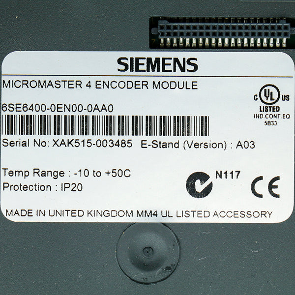 Siemens 6SE6400-0EN00-0AA0