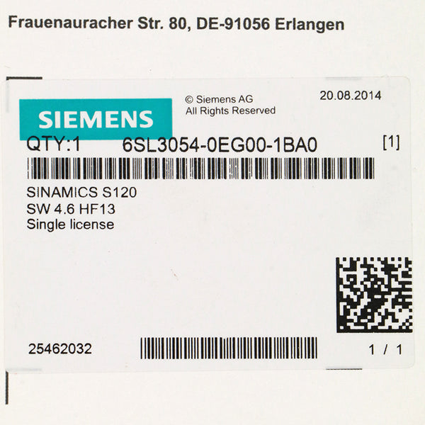 Siemens 6SL3054-0EG00-1BA0