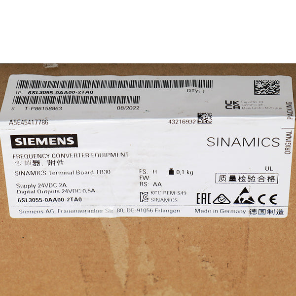 Siemens 6SL3055-0AA00-2TA0