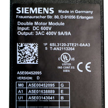 Load image into Gallery viewer, Siemens 6SL3120-2TE21-0AA3