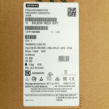 Load image into Gallery viewer, Siemens 6SL3210-1KE21-7UF1