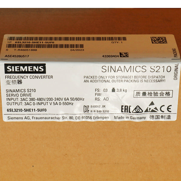 Siemens 6SL3210-5HE11-5UF0