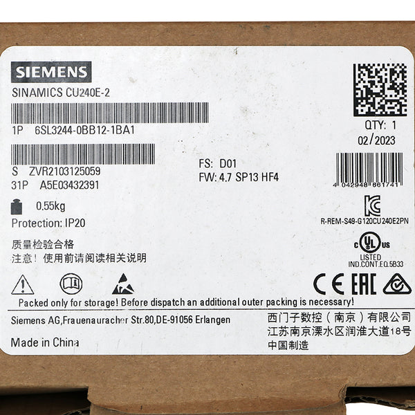 Siemens 6SL3244-0BB12-1BA1