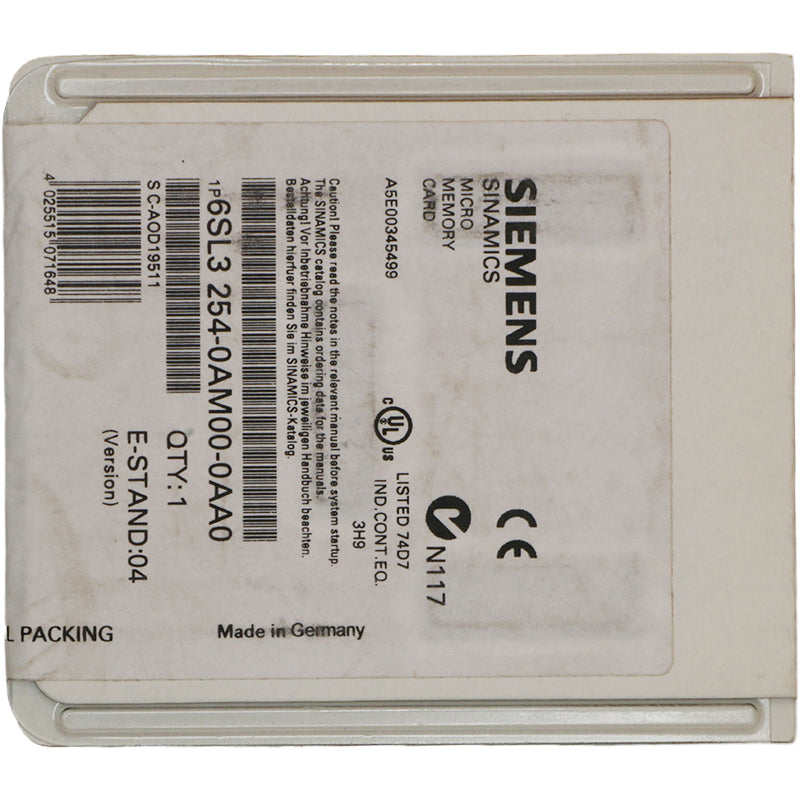 Siemens 6SL3254-0AM00-0AA0