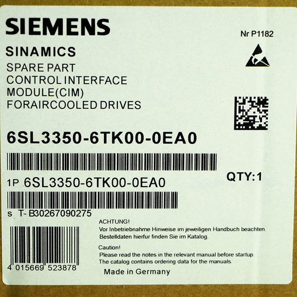 Siemens 6SL3350-6TK00-0EA0