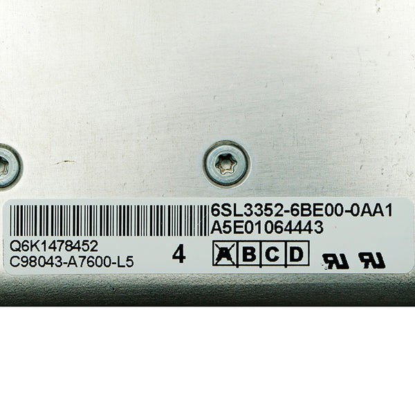 Siemens 6SL3352-6BE00-0AA1