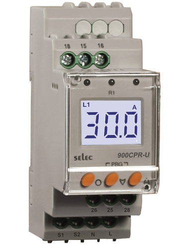 Altech 900CPR-1-BL-U-CE Relais de protection de courant numérique, BL