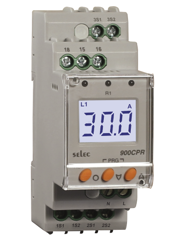 Relais numérique de protection contre les surintensités Altech 900CPR-3-1-BL-230V-CE, BL