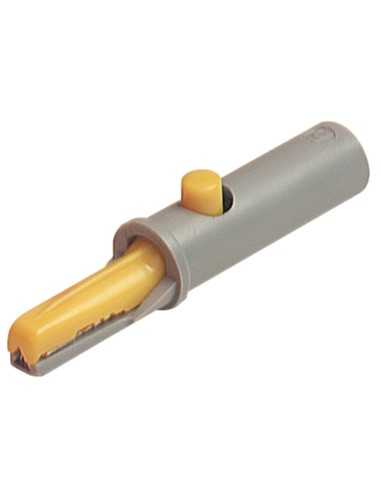 Altech 930126103 Pince crocodile AK 10 JAUNE - Lot de 50