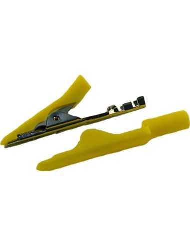 Altech 930318103 Pince crocodile MA 1 à sertir JAUNE - Lot de 50
