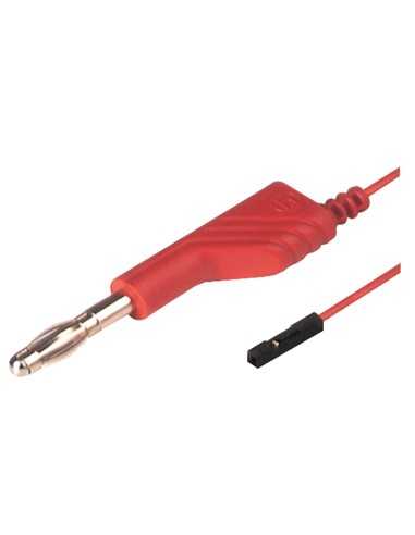 Altech 934160101 Cordon de test MAL N 4-0,64/100-0,25 ROUGE - Lot de 10
