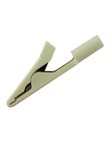 Altech 973584107 Pince crocodile MA 1 S BLANC - Lot de 50