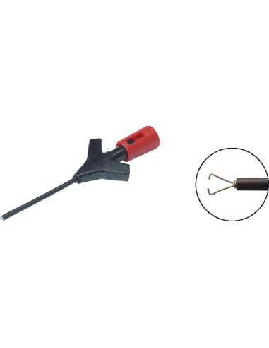 Sonde de test Altech 973972101, MICRO-KLEPS ROUGE - Lot de 10