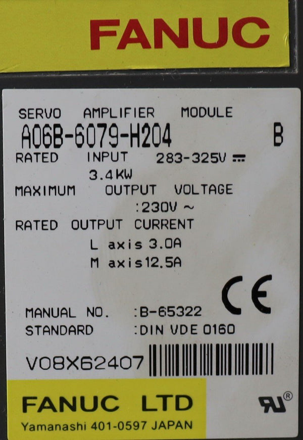 Fanuc A60B-6079-H204