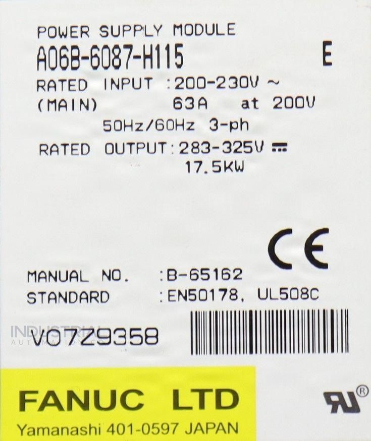 Fanuc A06B-6087-H115