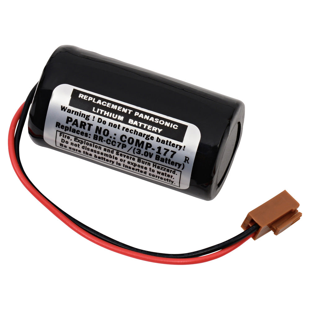 Pile de remplacement pour Panasonic BR-C - Lithium 3V 5000 mAh