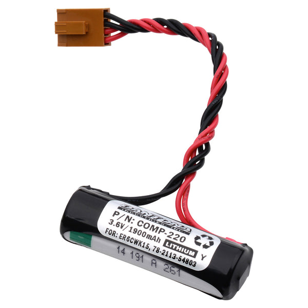 Replacement Battery for the Maxell ER6CWK15 - 3.6V 1900mAh Lithium