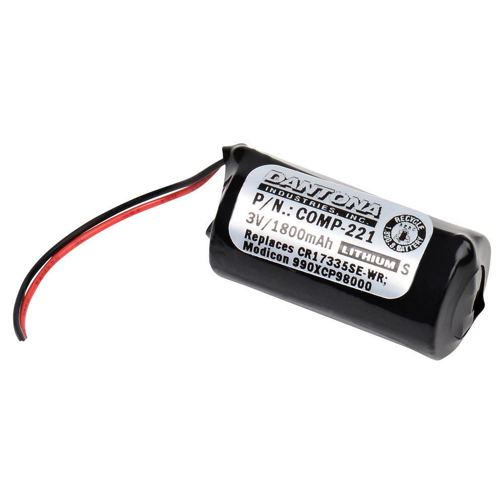 Replacement Battery for the Modicon 140CPU31110 - 3V 1800mAh Lithium