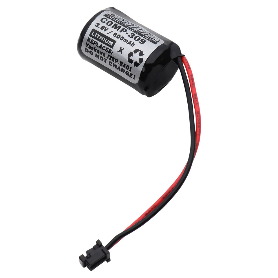 Replacement Battery for the Yaskawa JZSP-BA01-1 - 3.6V 1200mAh Lithium