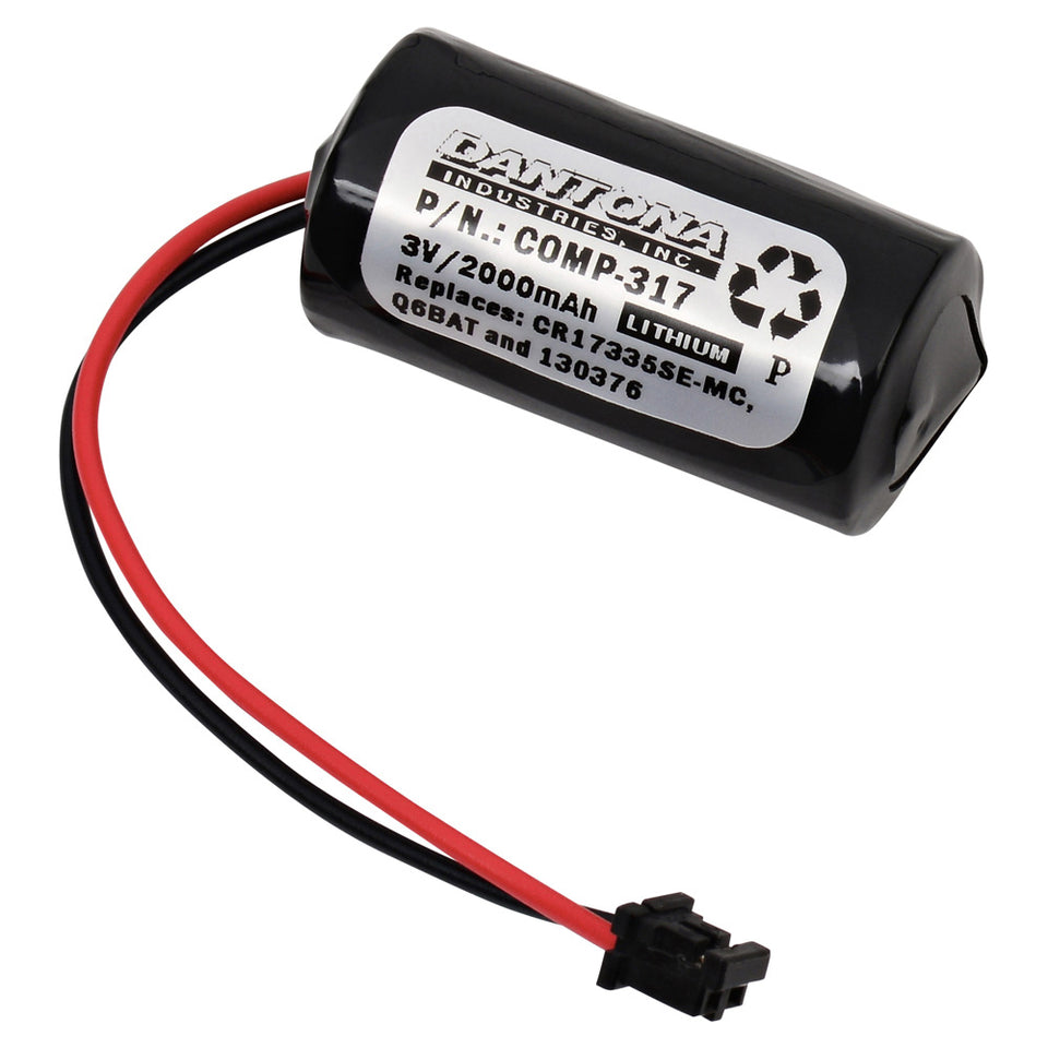 Replacement Battery for the Mitsubishi Q12PRHCPU - 3V 2000mAh Lithium
