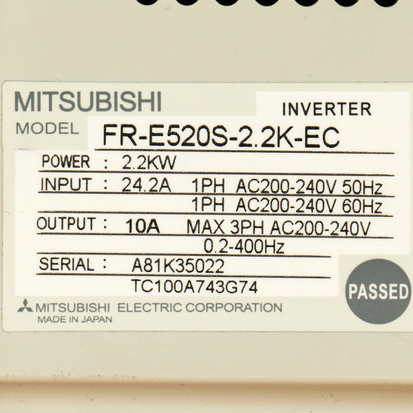 Mitsubishi FR-E520S-2.2K-EC