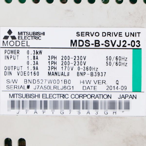 Mitsubishi MDS-B-SVJ2-03