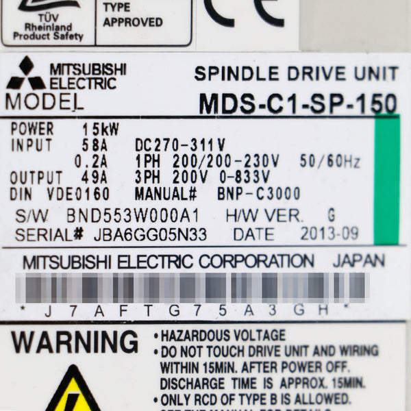 Mitsubishi MDS-C1-SP-150