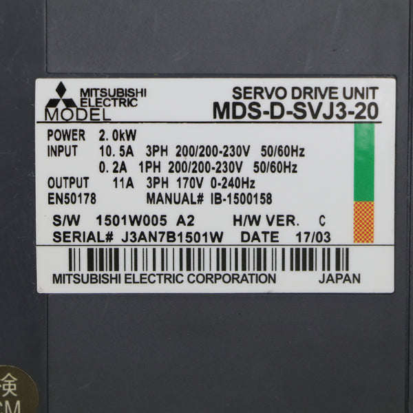 Mitsubishi MDS-D-SVJ3-20