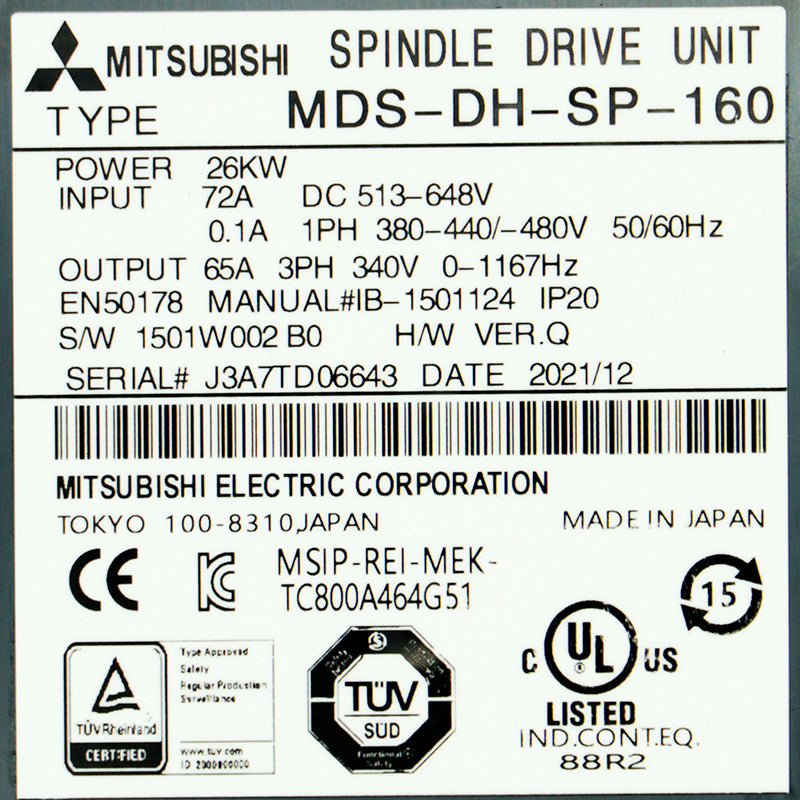 Mitsubishi MDS-DH-SP-160