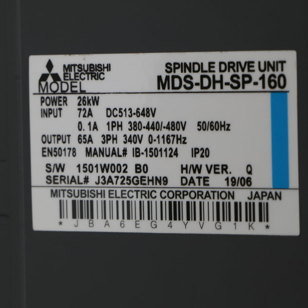 Mitsubishi MDS-DH-SP-160