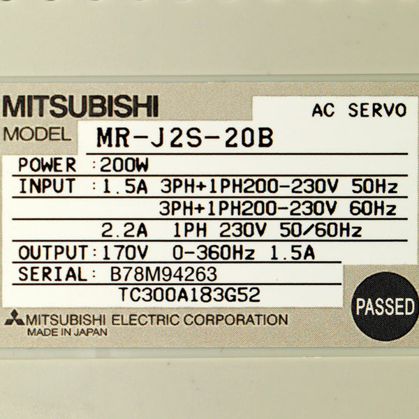 Mitsubishi MR-J2S-20B
