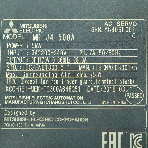 Mitsubishi MR-J4-500A