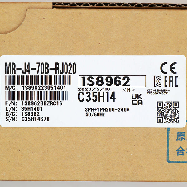 Mitsubishi MR-J4-70B-RJ020