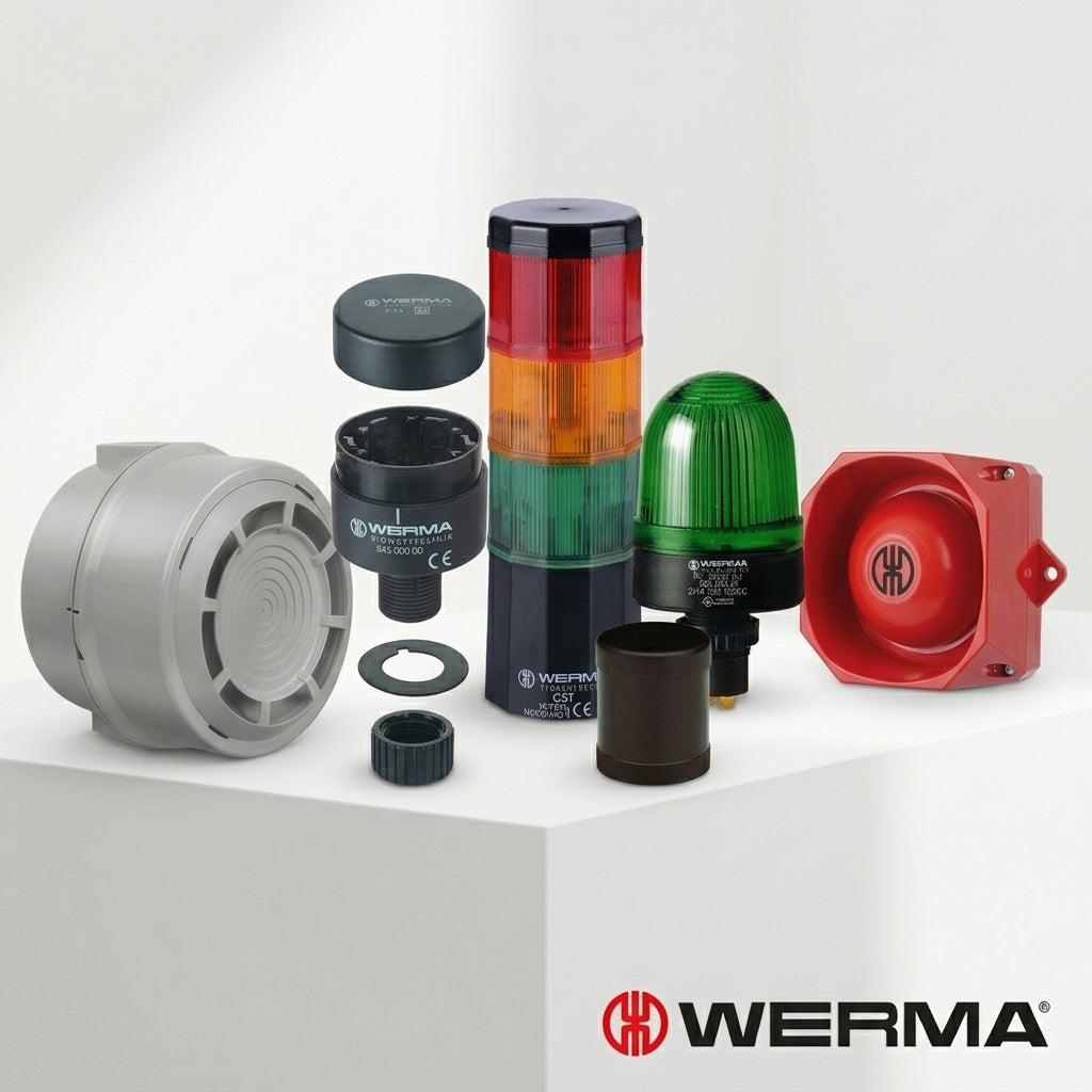WERMA Flashing Beacon EM 230VAC BU