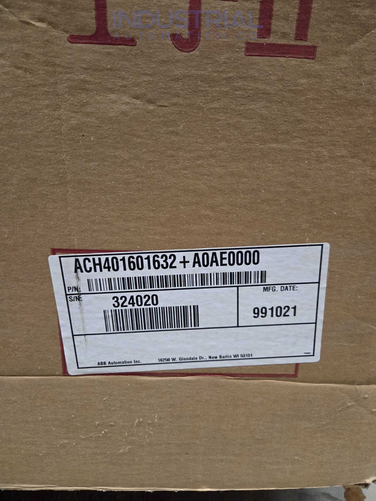 ABB ACH401601632 + A0AE0000 New Surplus