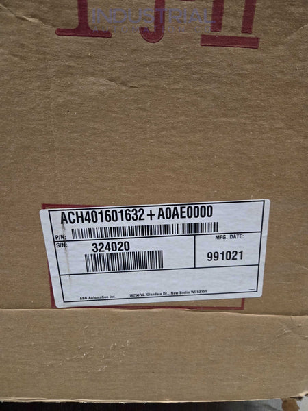 ABB ACH401601632 + A0AE0000 New Surplus