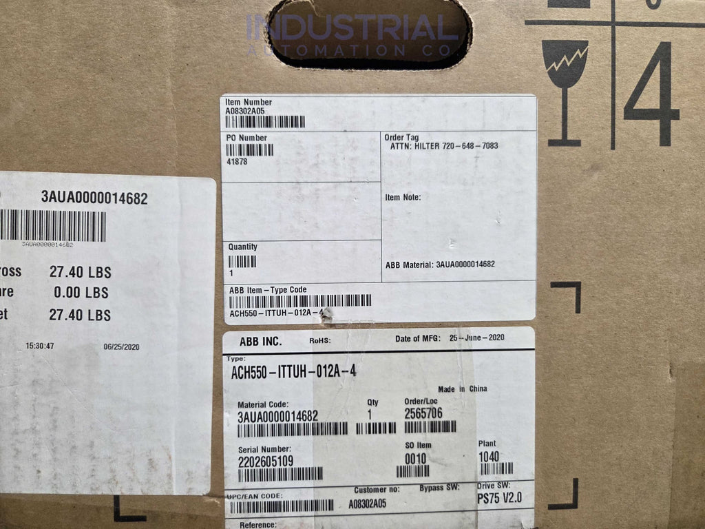ABB ACH550-ITTUH-012A-4 - New