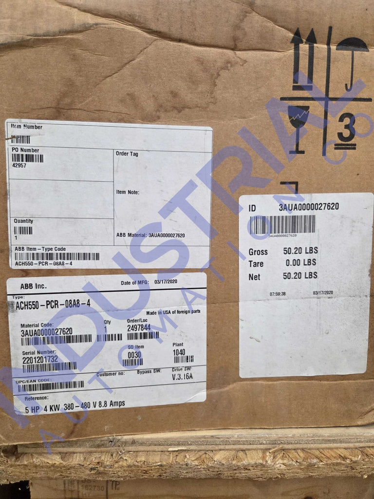 ABB ACH550-PCR-08A8-4 - New Surplus