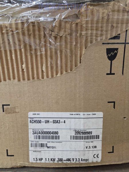 ABB ACH550-UH-03A3-4 New Surplus