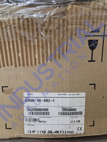 ABB ACH550-UH-03A3-4 New Surplus