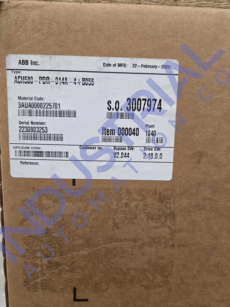 ABB ACH580-PDR-014A-4 + B056 New