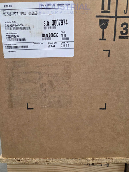 ABB ACH580-PDR-023A-4 + B056 New