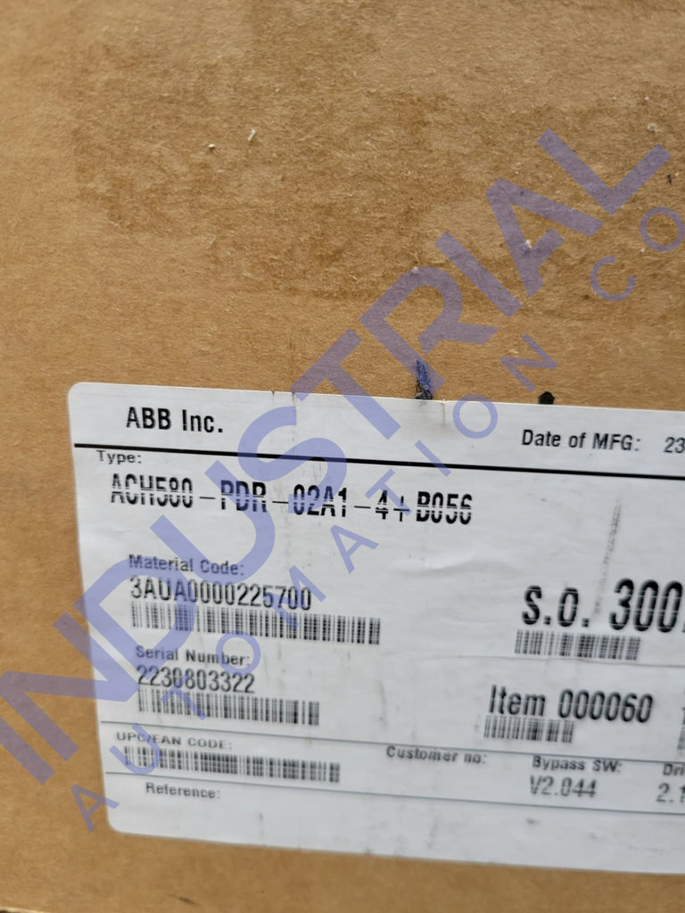 ABB ACH580-PDR-02A1-4 + B056 New